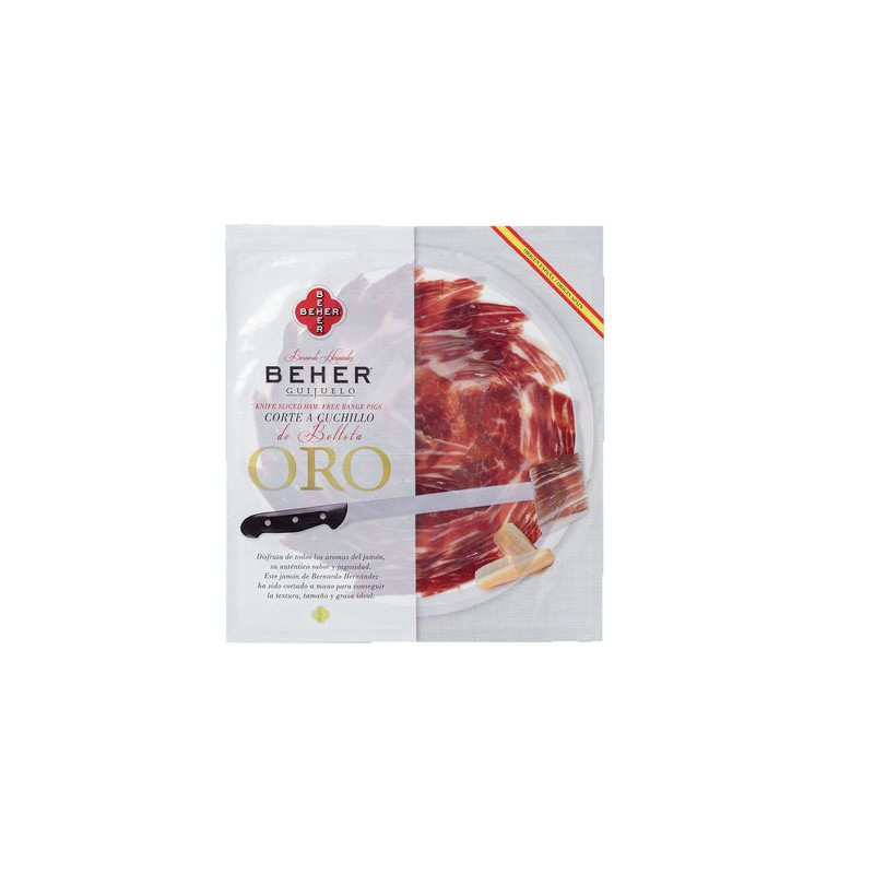 JAMBON BELLOTA COUPE COUT. 90G ASSIETTE