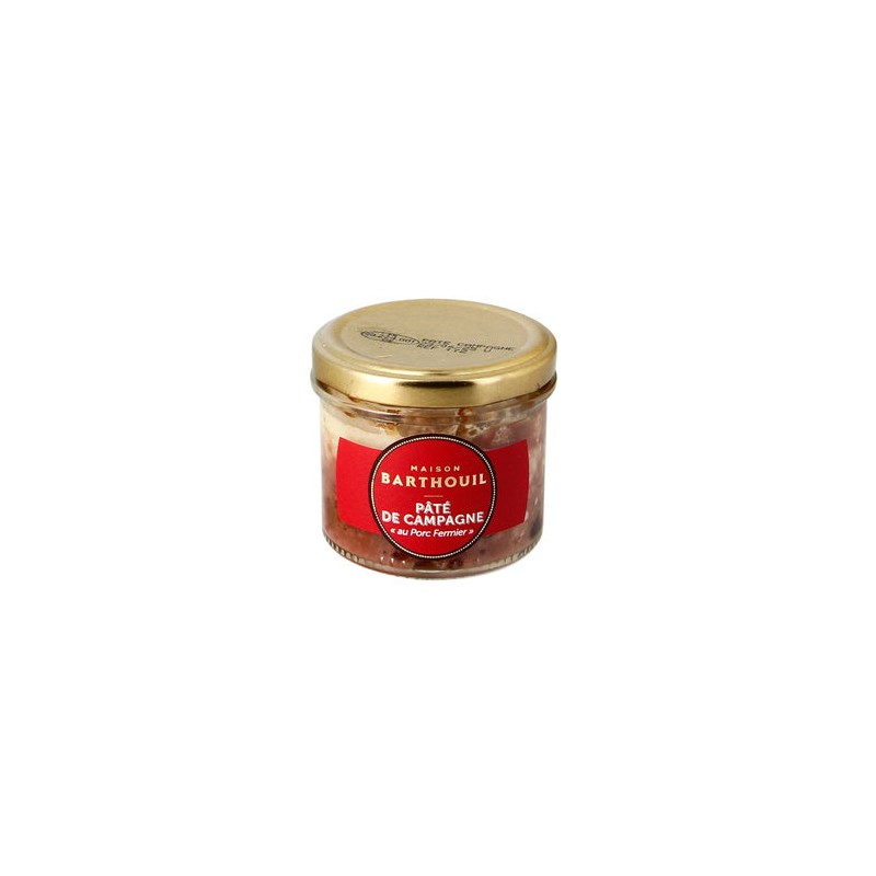 PATE CAMPAGNE PORC FERM 100G BARTHOUIL