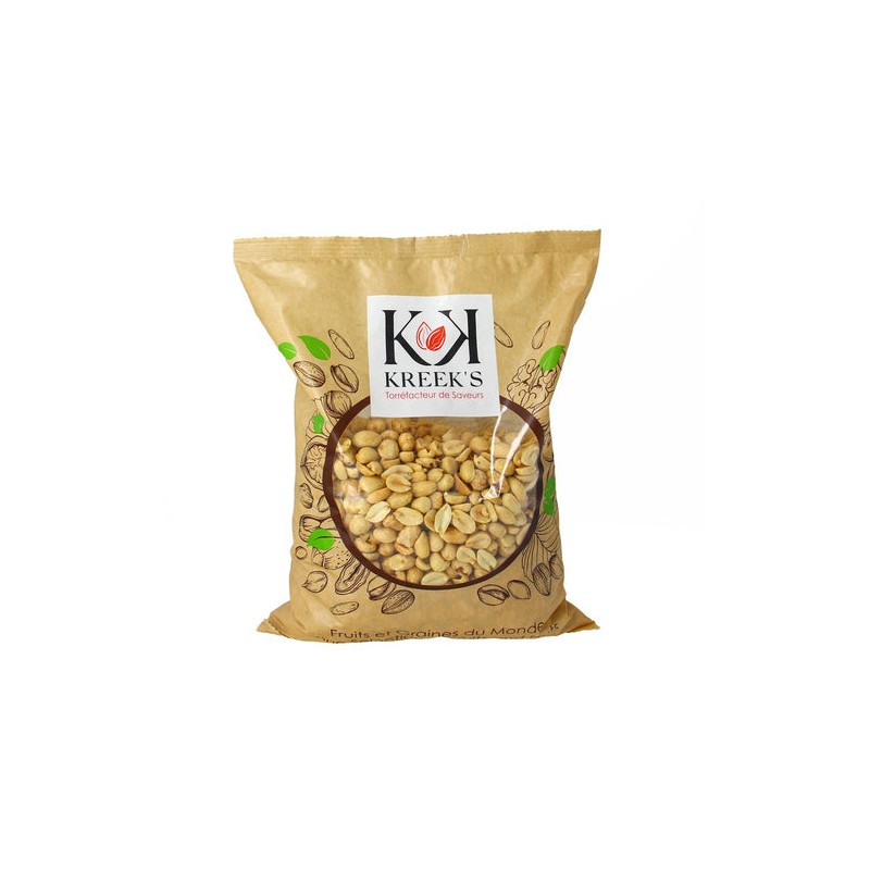CACAHUETES BLCH NON SALEES 1KG GRILLEES