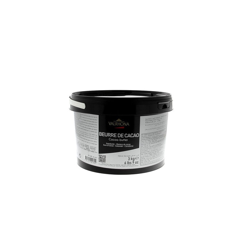 BEURRE CACAO SEAU 3 KG VALRHO DECORS ET FINITIONS