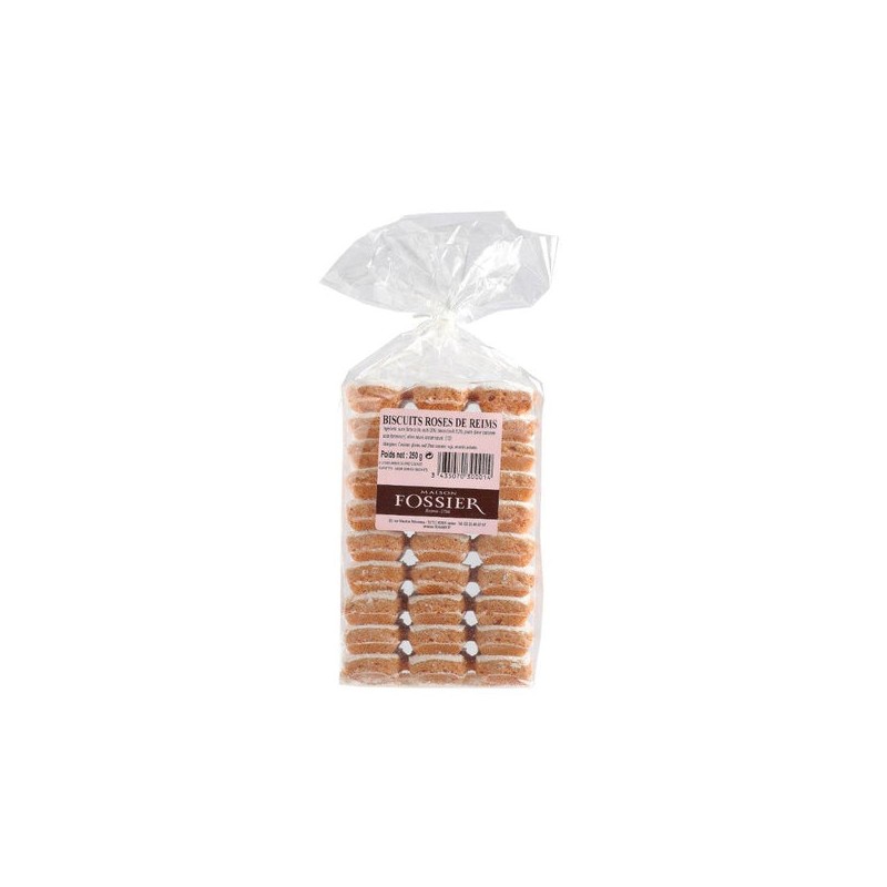 BISCUITS ROSES REIMS 9X250G SACH 30 BISCUITS