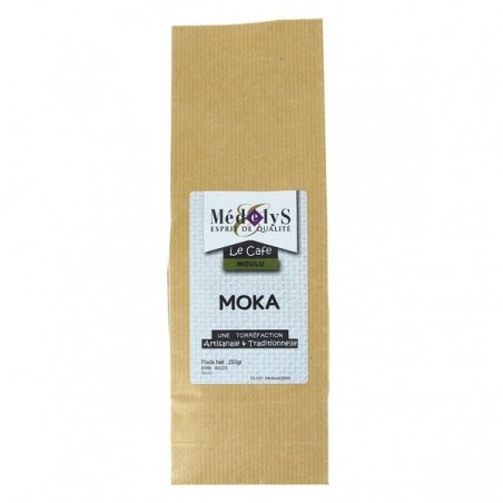 CAFE 100% MOKA ETHI.MOULU 250G