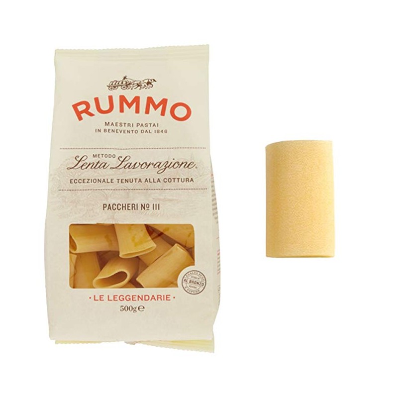 MEZZE PENNE RAYEES N°28 RUMMO 500GR x 16 (PATES SECHES )