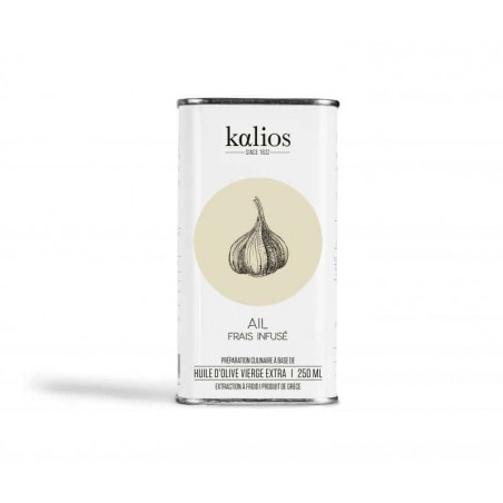 Huile d'olive infusée ail KALIOS - 25cl