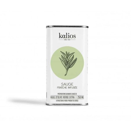 Huile d'olive infusée Sauge KALIOS - 25cl