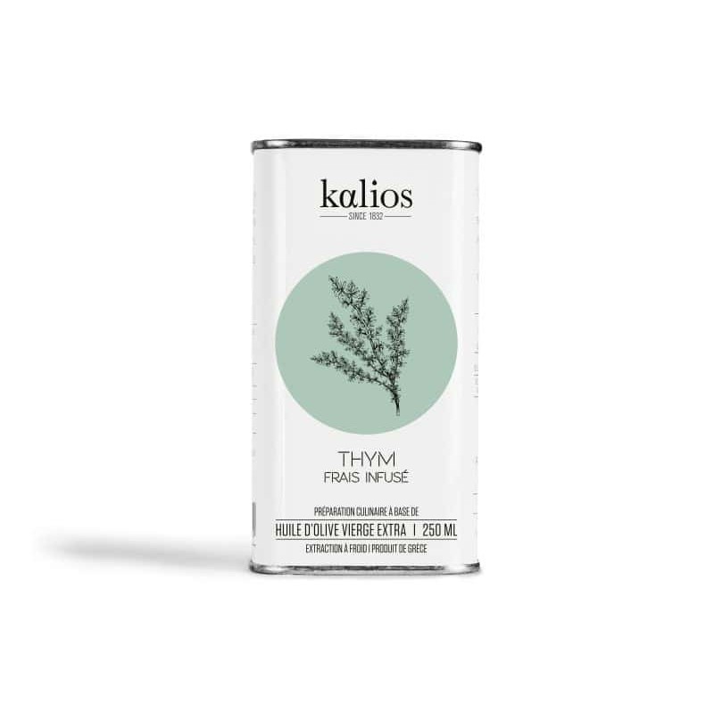 Huile d'olive infusée Thym KALIOS - 25cl