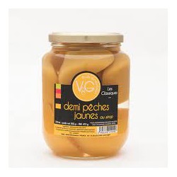 DEMI PECHES JAUNES 85 CL