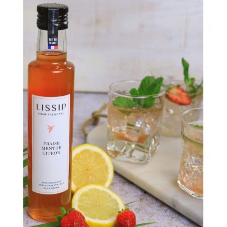 Sirop artisanal Gingembre - Pomme - Hibiscus 25 cl –