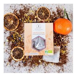 Infusion Rooibos Mandarine et Orange - 20 sachets mousseline