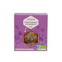 Infusion Fleurs de Sureau et Camomille - 20 sachets mousseline