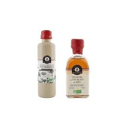 Duo Huile de Tournesol et Vinaigre de Vin Blanc au Miel
