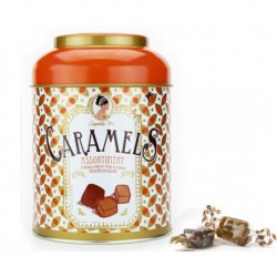 CARAMELS ASSORTIS SOPHIE M - BTE MÉTAL DOME 200 GR