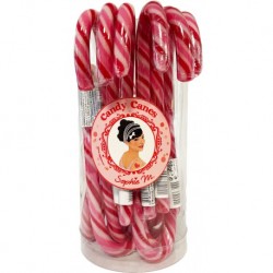 CANDY CANES 28G FRAISE/STRAWBERRY X20