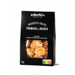 Biscuits salés Au fromage de brebis nature 80g